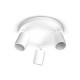 Applique orientable 3 spots blanche GU10 x3