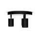Applique orientable 3 spots noir GU10 x3
