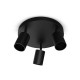 Applique orientable 3 spots noir GU10 x3