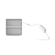 Plafonnier LED 220 x 220 mm 18W 3000K