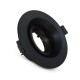 Support de spot basse luminance Rond Orientable Noir Ø110