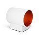 Applique Murale G9 X1 Blanc/Doré Cylindrique
