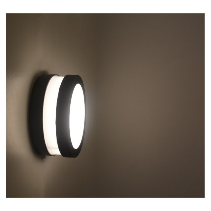 Applique Murale GX53 Gris Anthracite IP44