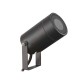 Projecteur Piquet Slim (sans ampoule) GU5.3 Noir IP65