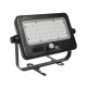 Projecteur LED Solaire avec Détecteur 10W 4000K IP44 Chargeur USB