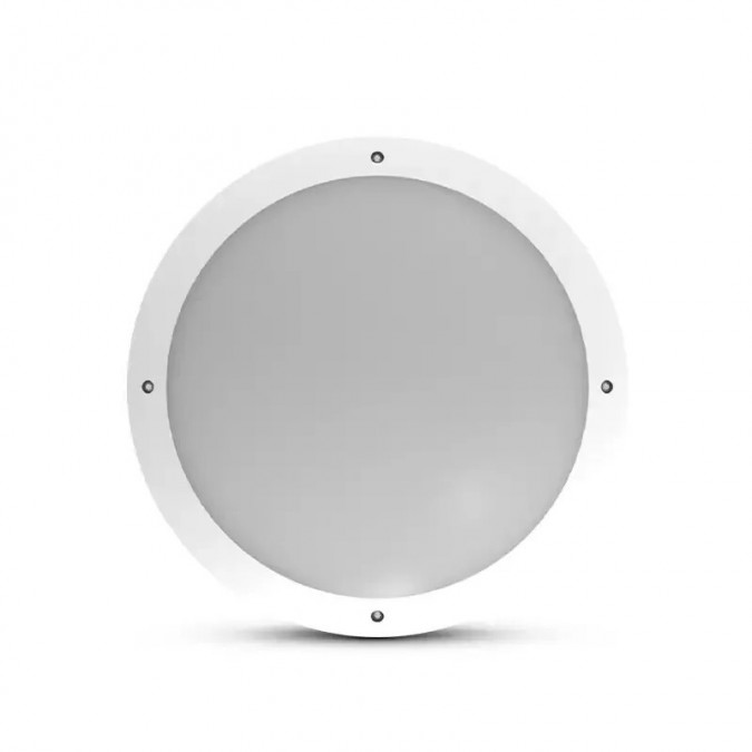 Plafonnier LED Hublot rond Détecteur RF 20W Ø300mm 4000K IP65