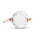Plafonnier LED Blanc Ø120 6W 3000K