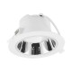 Downlight LED Blanc/Argenté rond Basse Luminance Ø190mm 20W 6000K