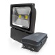 Projecteur LED COB 100W Extérieur Plat IP65 + Batterie de secours 3H