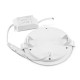 Plafonnier LED Blanc Ø85mm 3W 4000K