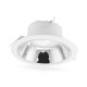 Downlight LED Blanc/Argenté rond Basse Luminance Ø190mm 20W 6000K