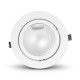 Support Rond pour G4 Blanc Ø75 mm