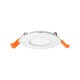 Plafonnier LED Blanc Ø90 3W 4000K - Garantie 5 ans