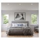 Plafonnier LED Blanc Ø120 6W 3000K - Garantie 5 ans
