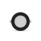 Collerette plat noir pour downlight CYNIUS 9W-10W
