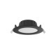 Collerette plat noir pour downlight CYNIUS 15W