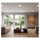 Collerette incurvée blanc pour downlight CYNIUS 21-24W