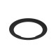 Collerette plat noir pour downlight CYNIUS 21-24W
