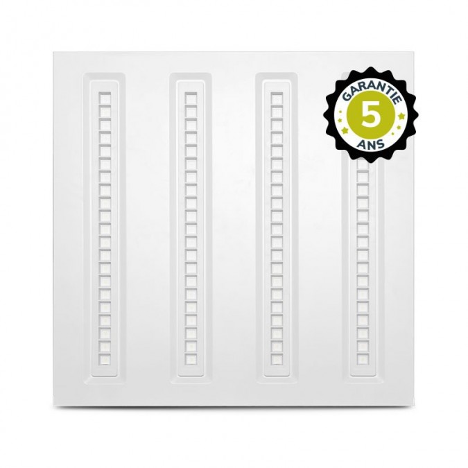 Dalle LED Blanc PMMA 595 x 595 30W 4000K - Garantie 5 ans