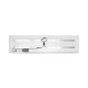 Dalle LED Blanc 295 x 1195 mm 30W 4000K DALI/PUSH - Garantie 5 ans