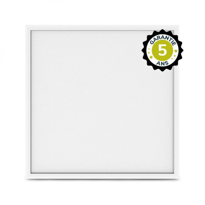 Dalle LED Backlit 595x595 25W Blanc 3000K Prismatique - Garantie 5 ans