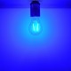 Ampoule LED E27 2W COB Filament Bulb Couleur - Bleu light ON