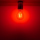 Ampoule LED E27 2W COB Filament Bulb Couleur - Rouge light ON