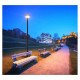Tête de lampadaire solaire 15W 3CCT IP65 Détecteur IR