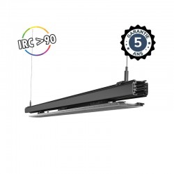 Linéaire LED sur rail Noir 1500mm 45/50/55/60W 4000K - Garantie 5 ans