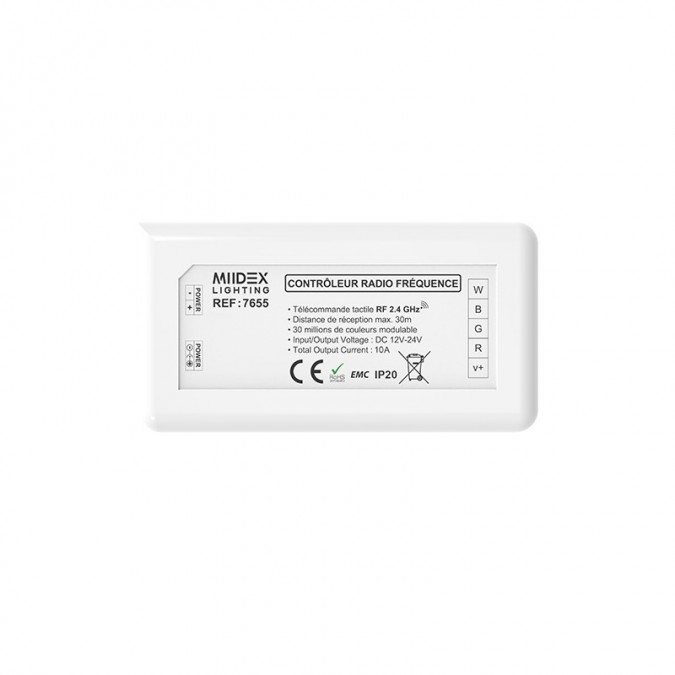 Controleur RGBW pour bandeaux LED 12V/24V
