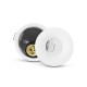 Support plafond BBC Rond Blanc Basse Luminance avec douille automatique Ø85 mm