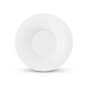 Support plafond BBC Rond Blanc Basse Luminance avec douille automatique Ø85 mm