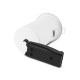 Support plafond BBC Rond Blanc Basse Luminance avec douille automatique Ø85 mm