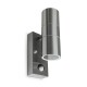 Applique Murale GU10 x 2 Détecteur Inox 316 L