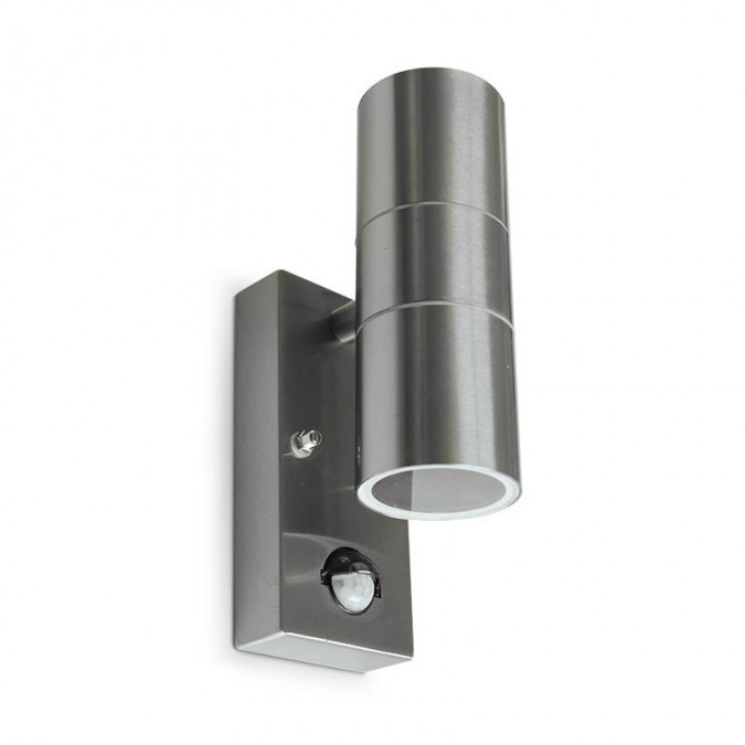 Applique Murale GU10 x 2 Détecteur Inox 316 L