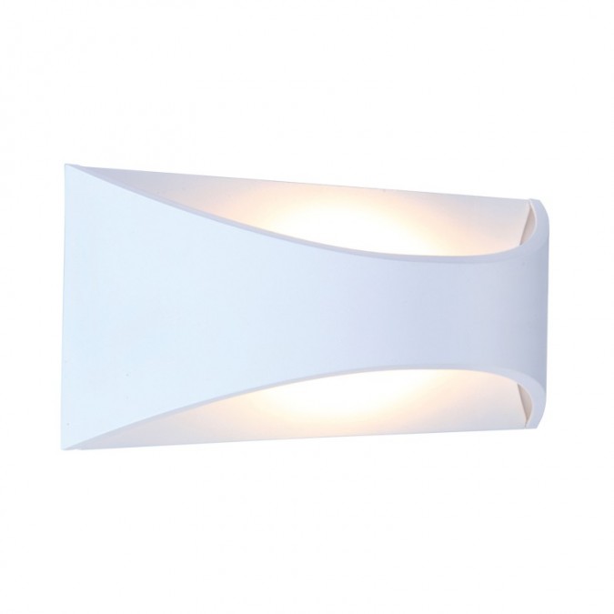 Applique LED MERLOT - 12W - Vue face blanc