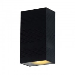 Applique LED ALBANA -2x5W - Vue face noir