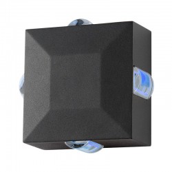Applique Murale LED 6W Carrée Eclairage bleu