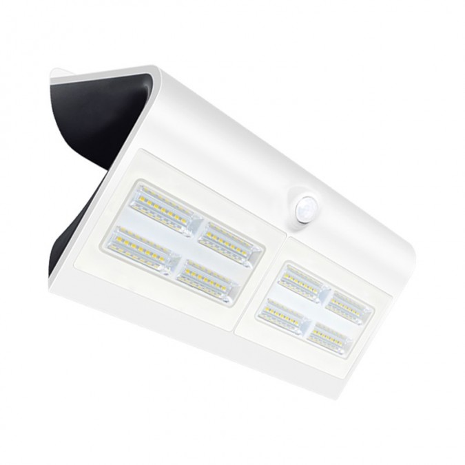Applique solaire LED SUNNY VIGNE - 6.8W - Vue côté blanc