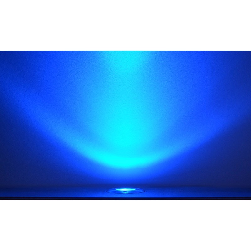 Kit 10 Spots LED Bleu extérieur encastrable HELENA acier inoxydable