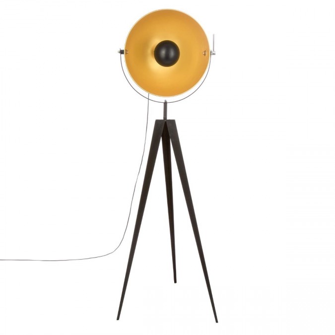 Lampadaire parabole trépied H152