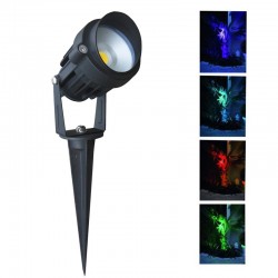 Spot piquet extérieur LED COB 7W RGB