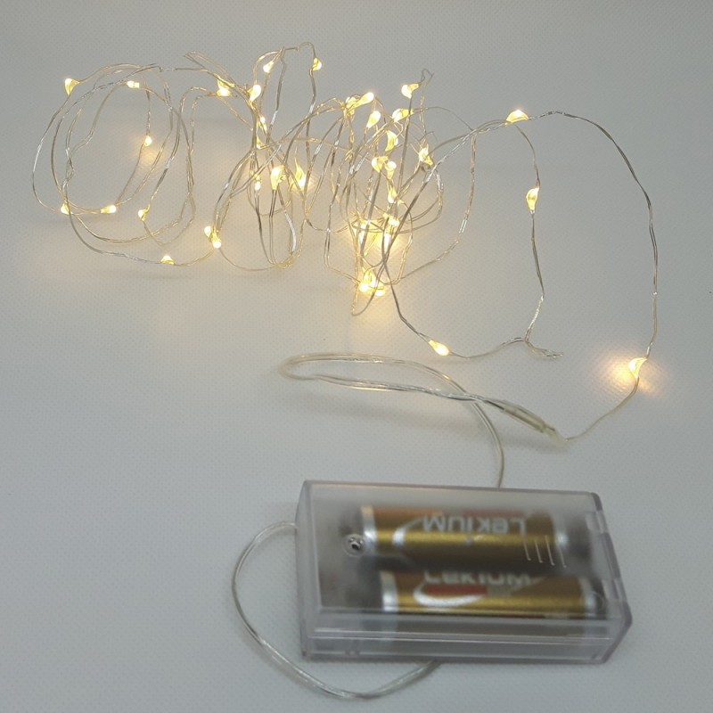 Vicco Guirlande lumineuse, Gris/Blanc, 310 cm : : Luminaires et  Éclairage