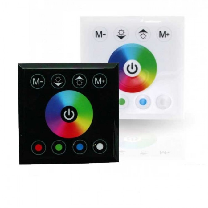 Interrupteur sensitif 4 zones Mi-Light pour ruban LED RGB(W) noir