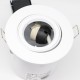 Support de spot BBC RT2012 Rond Blanc Orientable Ø100mm + douille Gu10