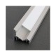 Profilé Aluminium LED Angle 30/60° - Ruban LED 10mm - Avec diffuseur