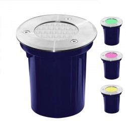 Spot 230V encastrable extérieur 15 LED RGBW