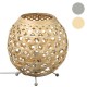 Lampe ovale Yazu en bambou H21,5
