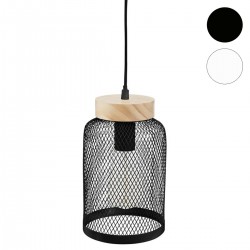Suspension Zely en métal & bois H24,5