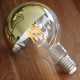 Ampoule LED E27 Globe 6W G95 Calotte dorée - Calotte